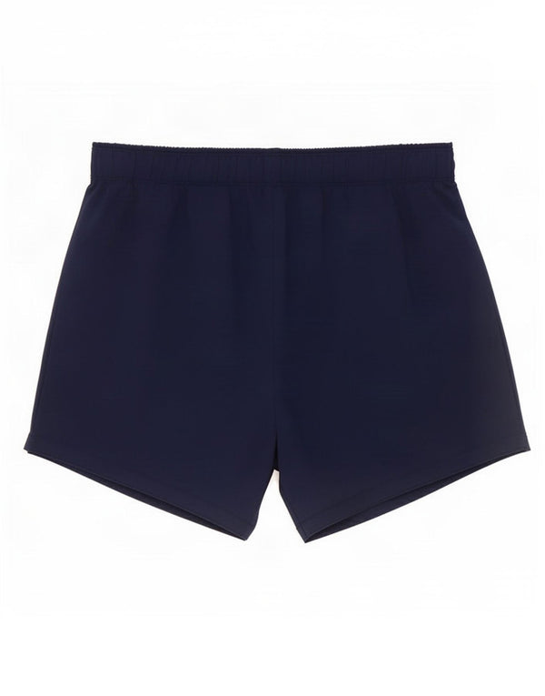 Nike Dame Dri Fit Sport Shorts UK 10 Small Navy Blue Polyester