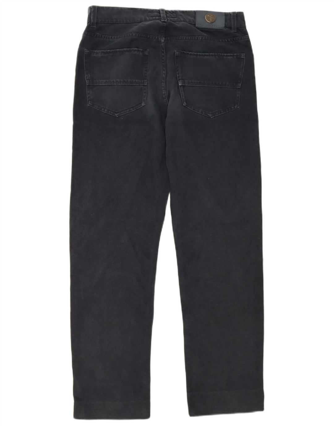 Trussardi Herre Straight Jeans IT 48 Medium W34 L30 Sort Bomuld