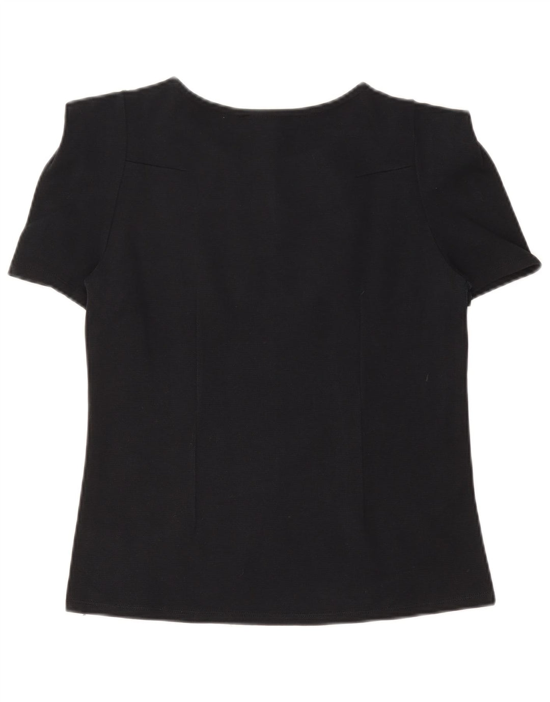 ZARA Dame Bluse Top UK 12 Medium Navy Blue