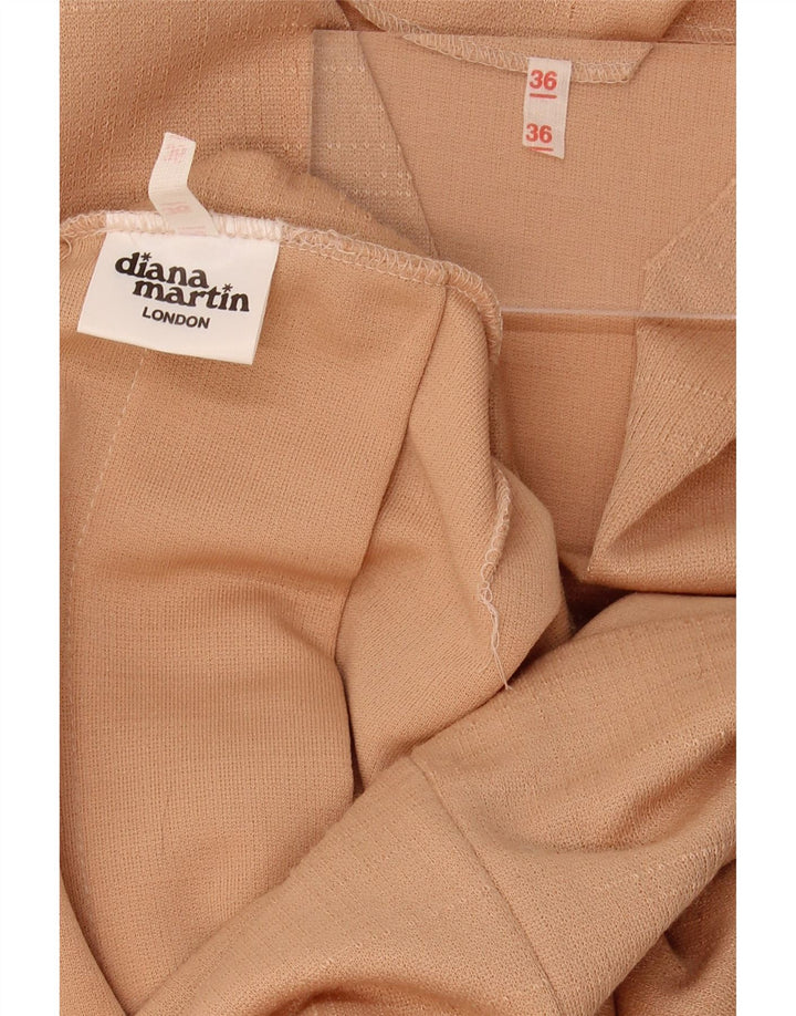 VINTAGE Womens 2 Piece Skirt Set EU 36 Small W26  Orange Polyester Vintage Vintage and Second-Hand Vintage from Messina Hembry 