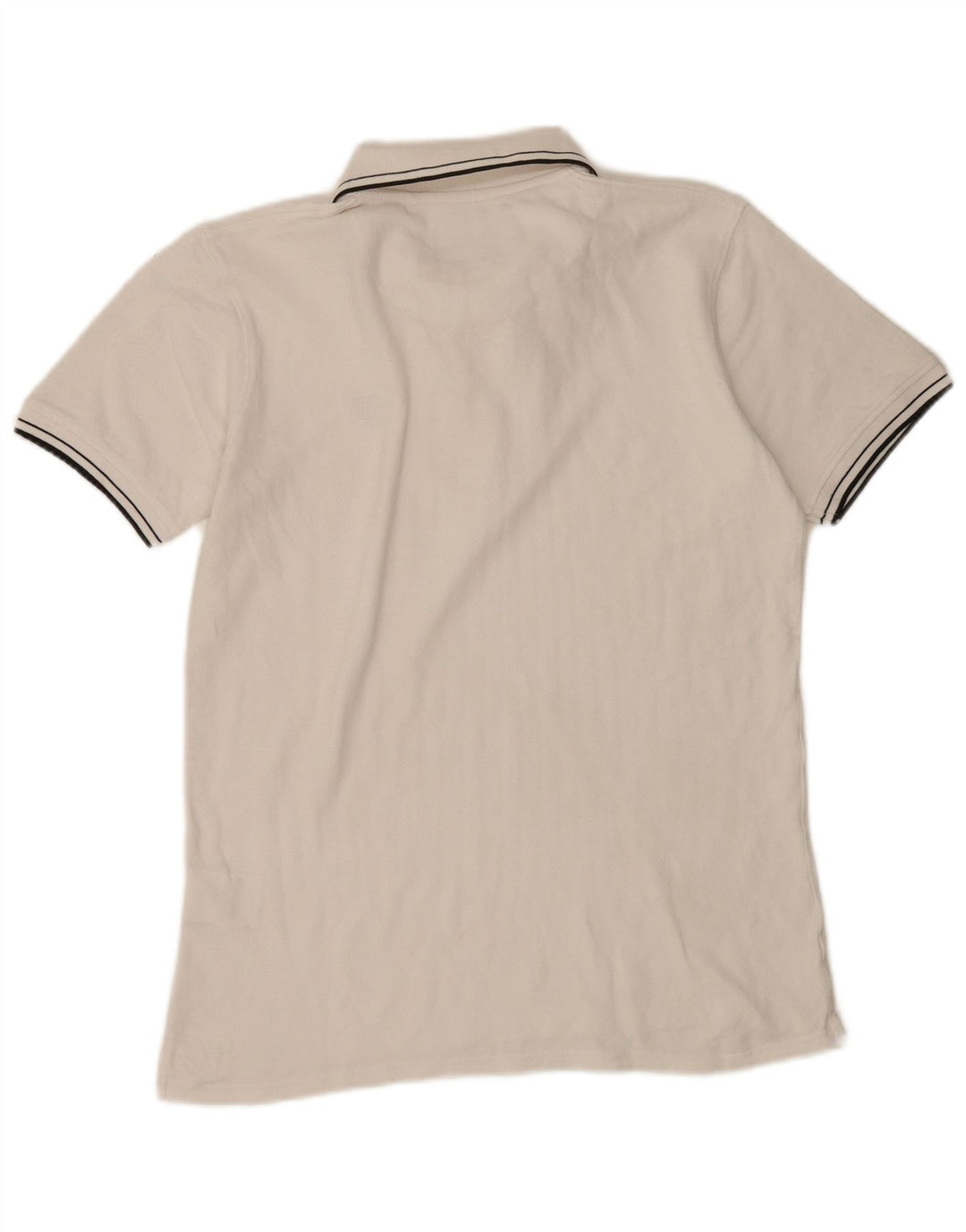 Lyle & Scott herre poloshirt stor hvid stribet bomuld