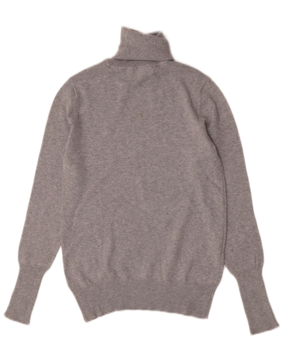 Zara Dame Rullehals Sweater UK 12 Medium Grå