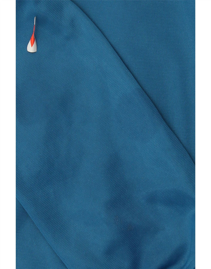 Diadora Træningsdragt til mænd, topjakke, lille blå farveblok polyester