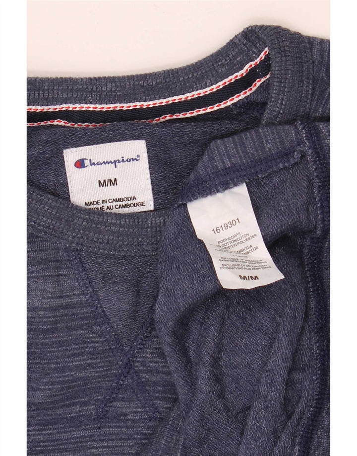 Champion Herre Sweatshirt Jumper Medium Navyblå Stribet bomuld