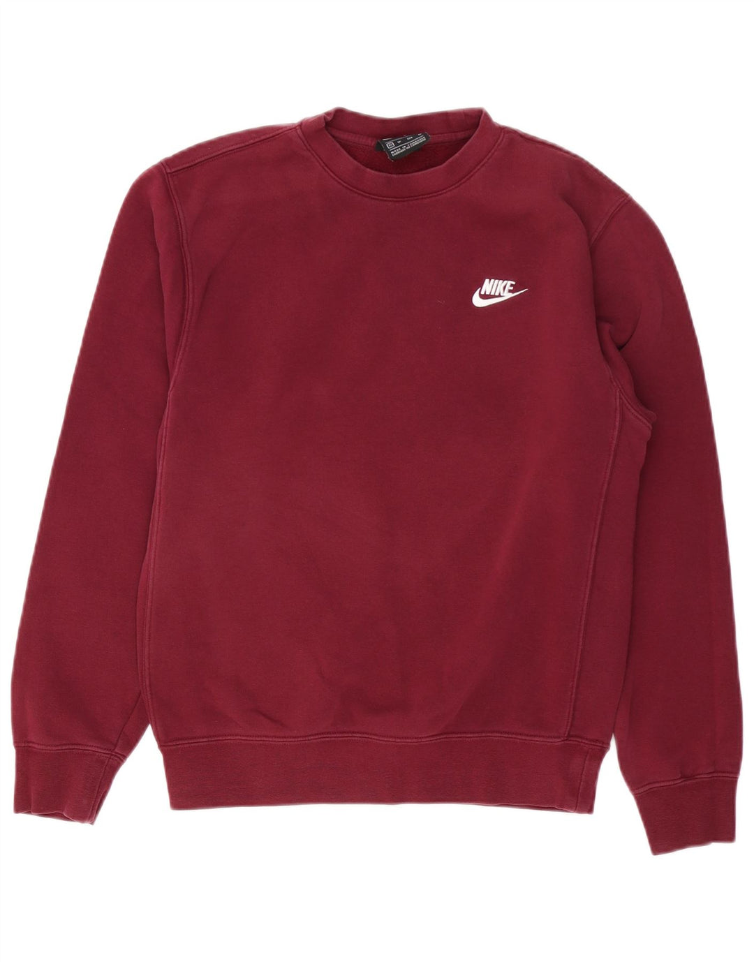 NIKE Sweatshirt til mænd XS Bourgogne bomuld