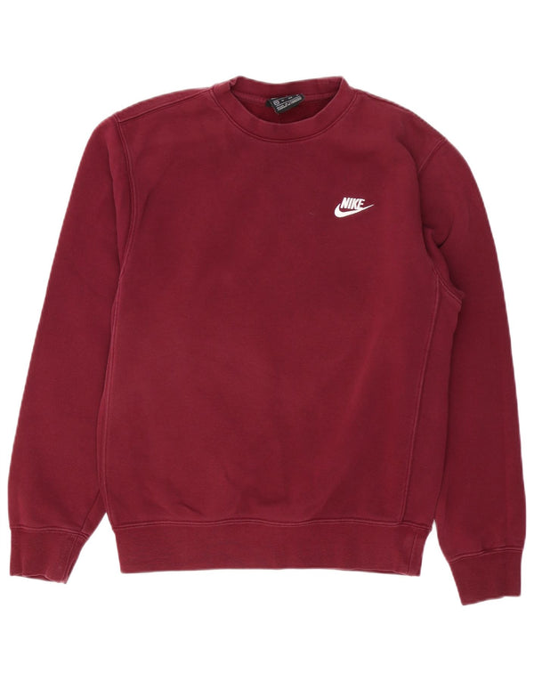 NIKE Sweatshirt til mænd XS Bourgogne bomuld