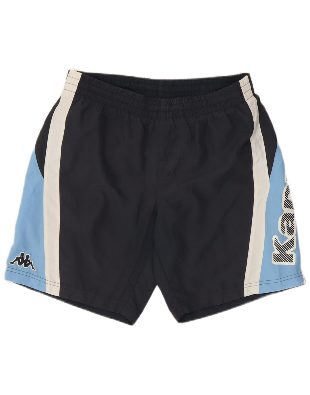 Kappa Herre grafiske svømmeshorts XS Marineblå Colourblock Polyester