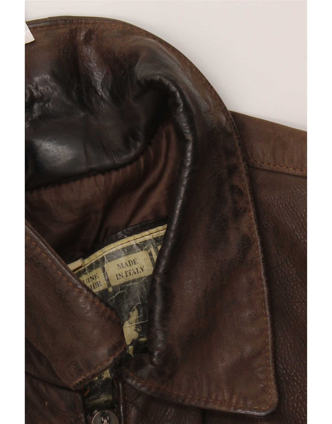 Vintage herre læderjakke UK 36 Small Brown