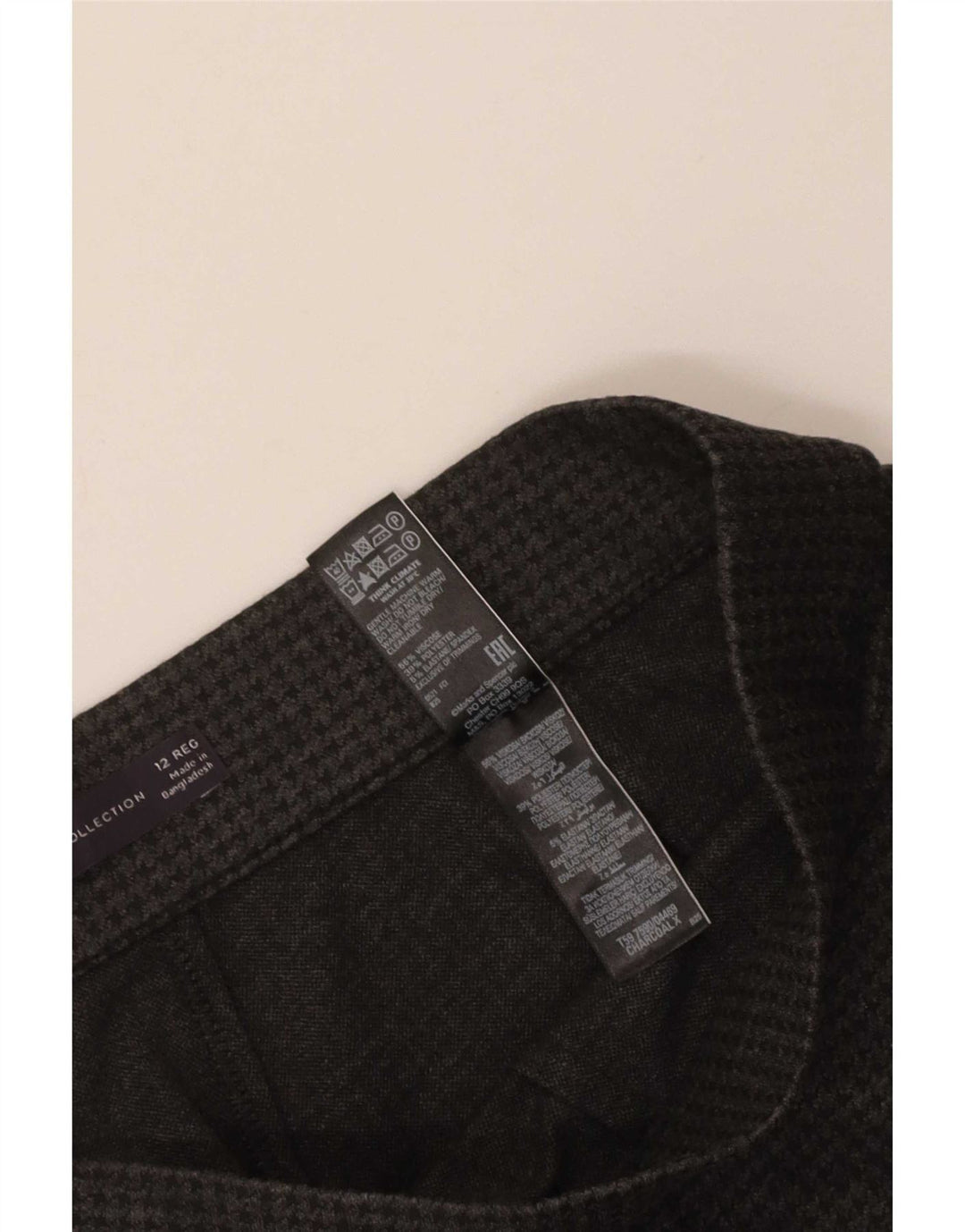 Marks & Spencer Dame Casual Bukser UK 12 Medium W30 L29 Grå