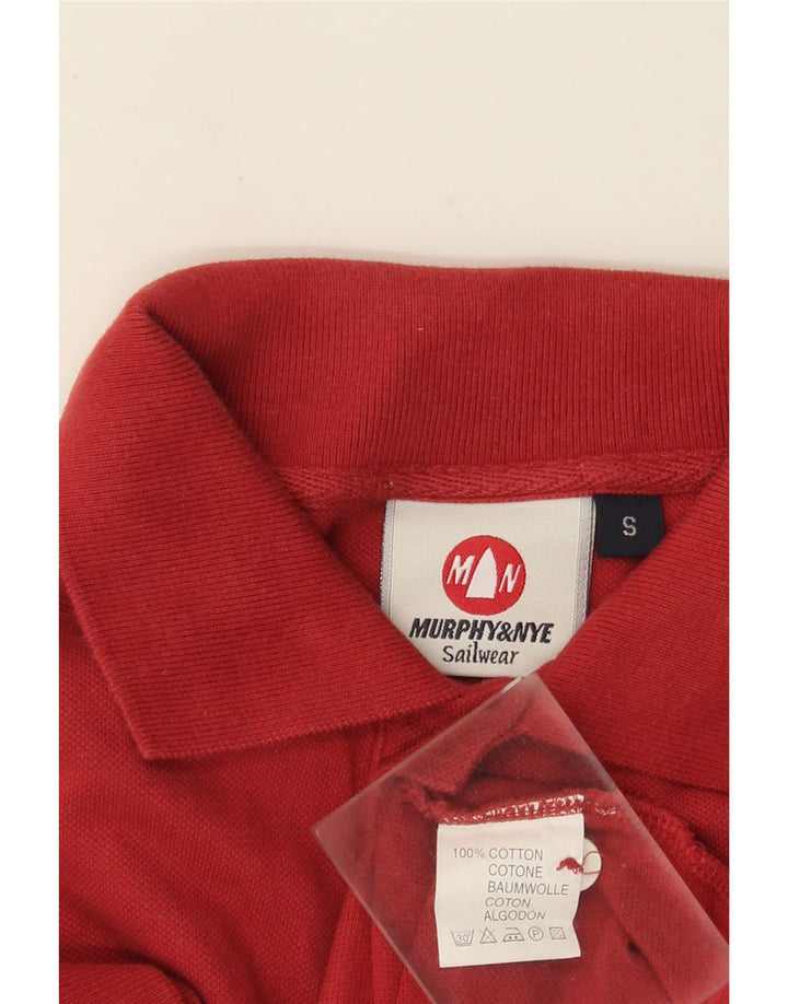 Murphy & Nye herre poloshirt lille rød bomuld