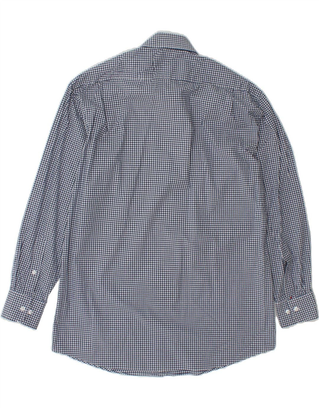 TOMMY HILFIGER Mens Regular Fit Shirt Size 15 1/2 Medium Navy Blue Gingham Vintage Tommy Hilfiger and Second-Hand Tommy Hilfiger from Messina Hembry 