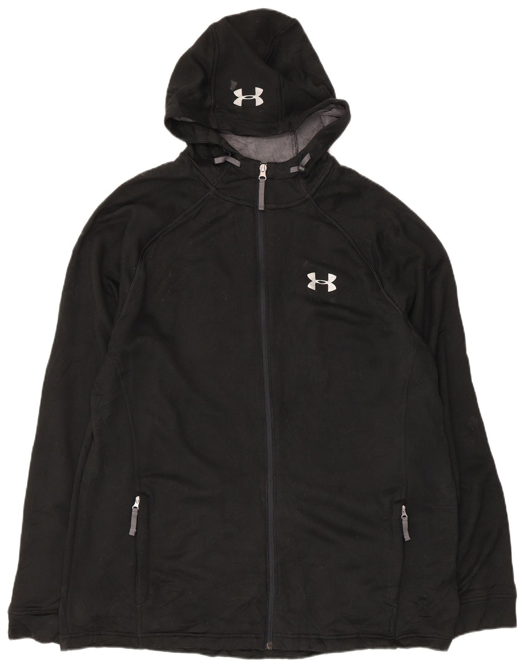 Under Armour Herre lynlås hættetrøje XL sort polyester