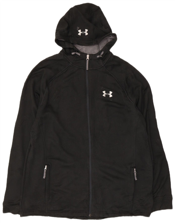 Under Armour Herre lynlås hættetrøje XL sort polyester