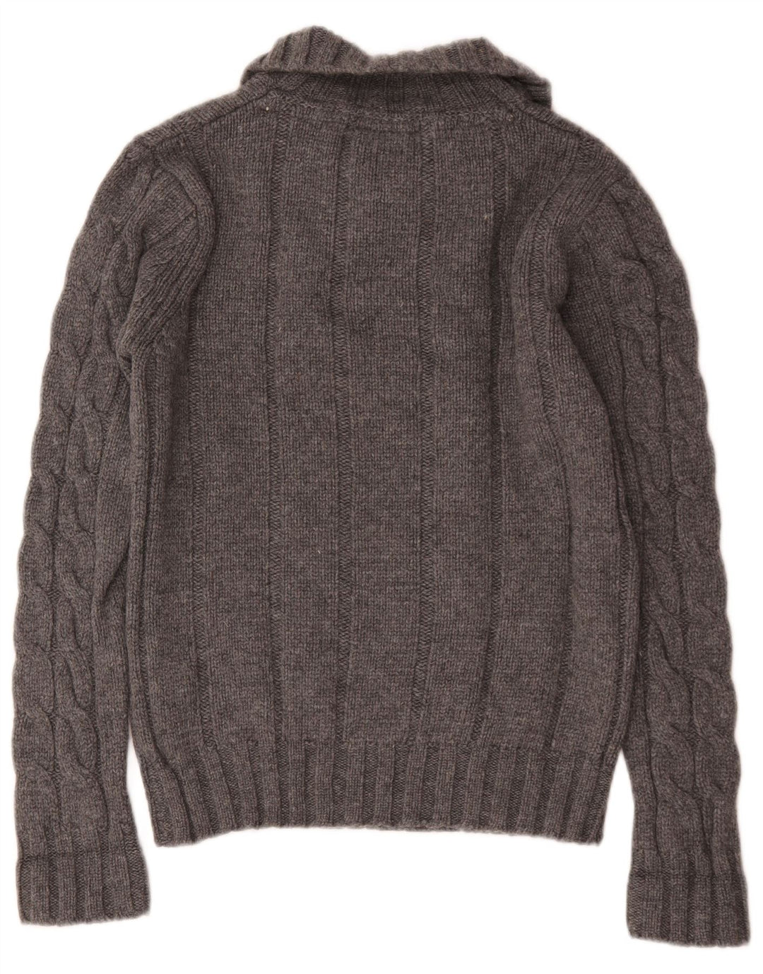 Jack & Jones Herre Button Neck Jumper Sweater lille grå uld