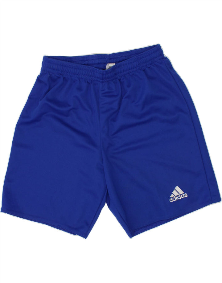 ADIDAS Boys Sport Shorts 11-12 Years Navy Blue Polyester Vintage Adidas and Second-Hand Adidas from Messina Hembry 