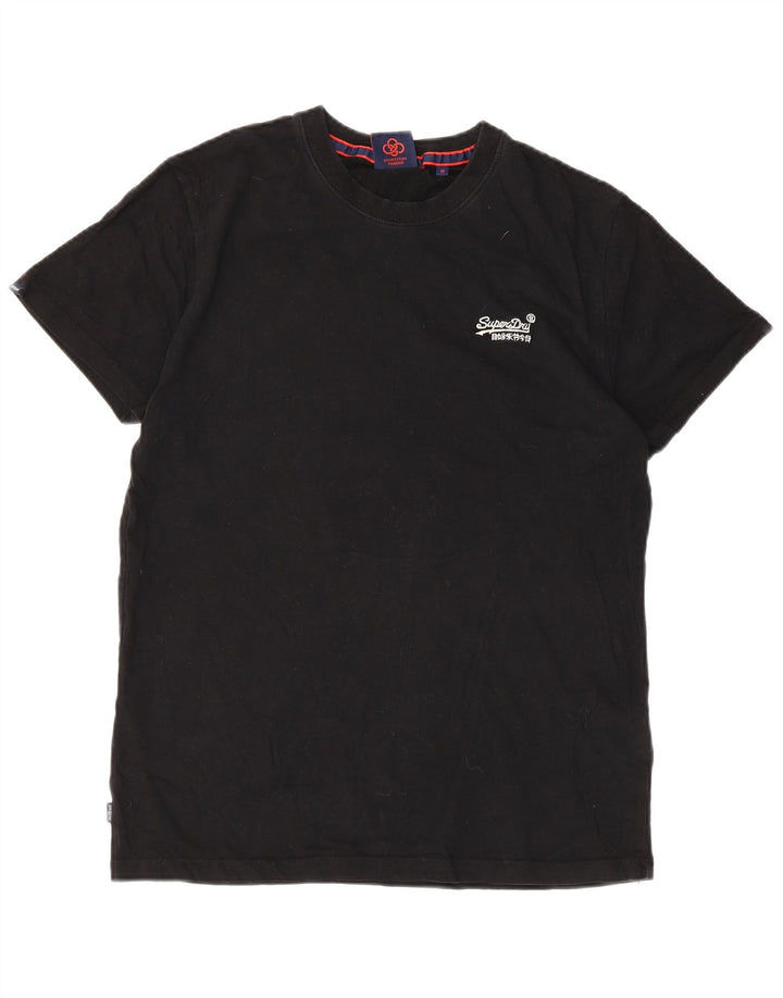 Superdry T-shirt top mellem sort bomuld til mænd