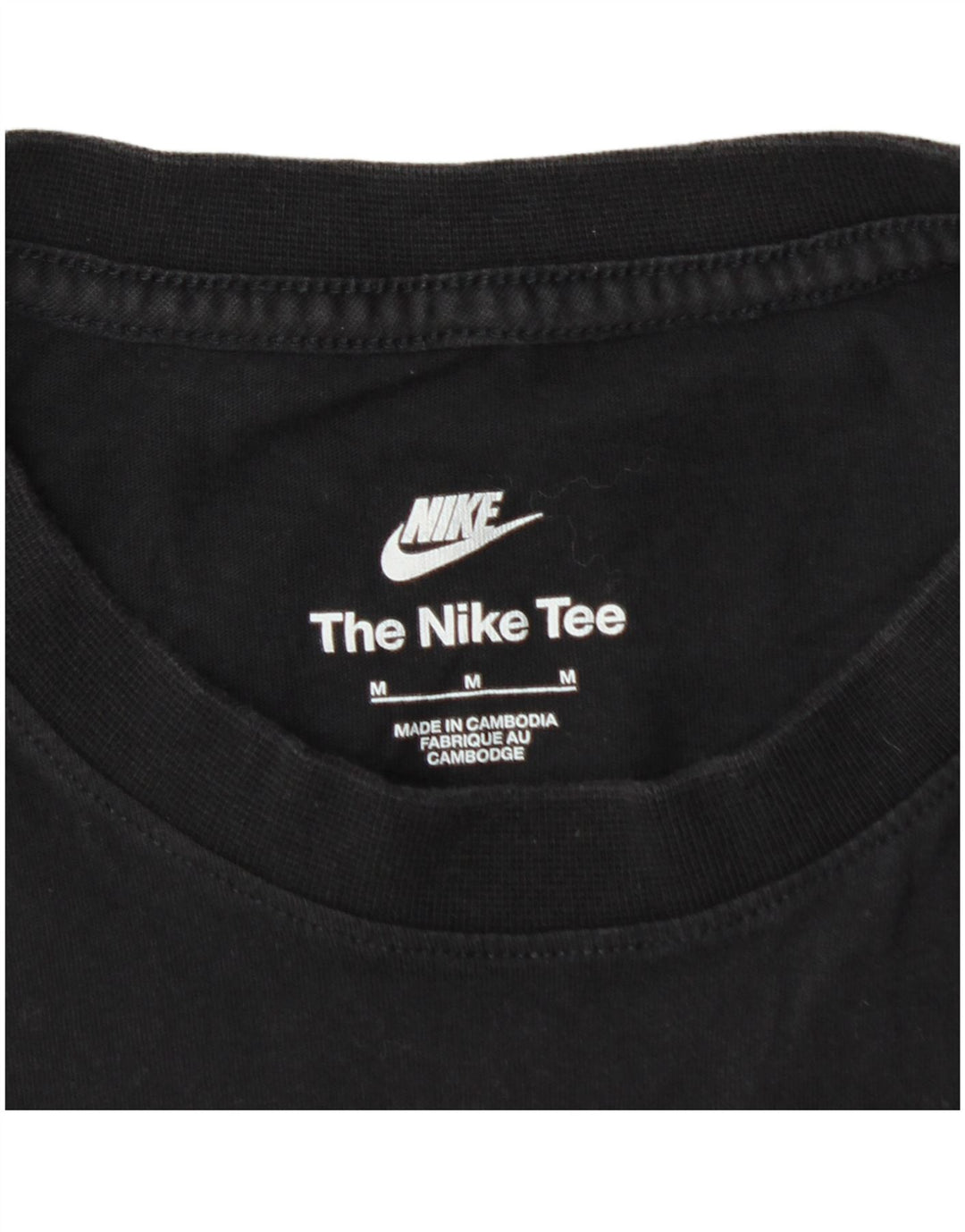 NIKE T-shirt top til mænd, medium sort