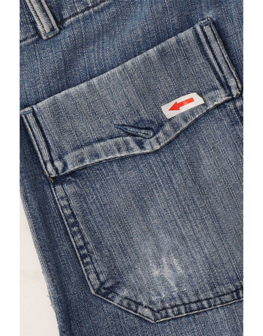 Diesel Dame Bootcut Jeans W28 L34 Blå Bomuld