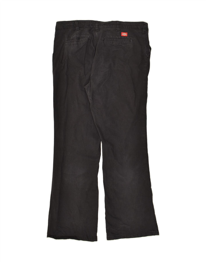 DICKIES Womens Slim Bootcut Chino Trousers W36 L29  Navy Blue Cotton | Vintage Dickies | Thrift | Second-Hand Dickies | Used Clothing | Messina Hembry 