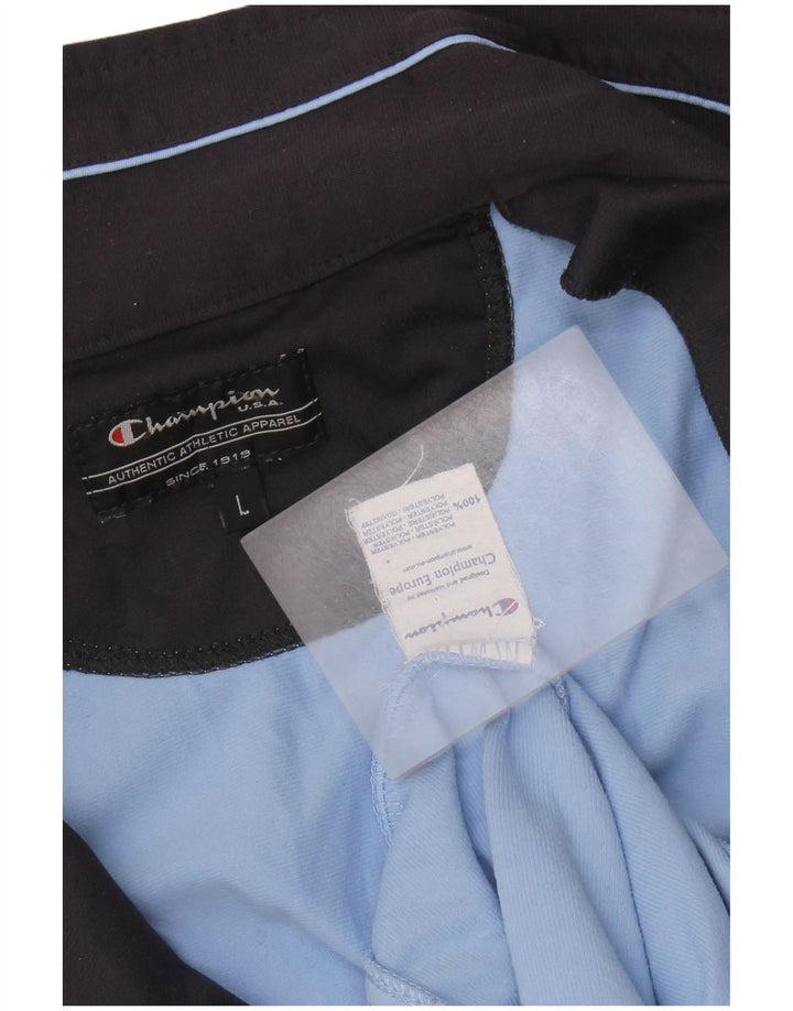 CHAMPION Træningsdragt til mænd, topjakke, stor blå polyester