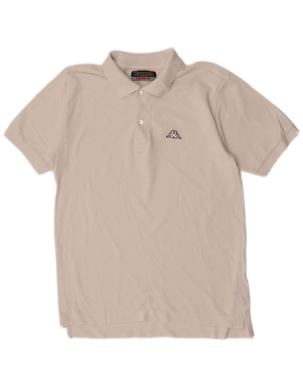 Kappa herre poloshirt Medium hvid bomuld