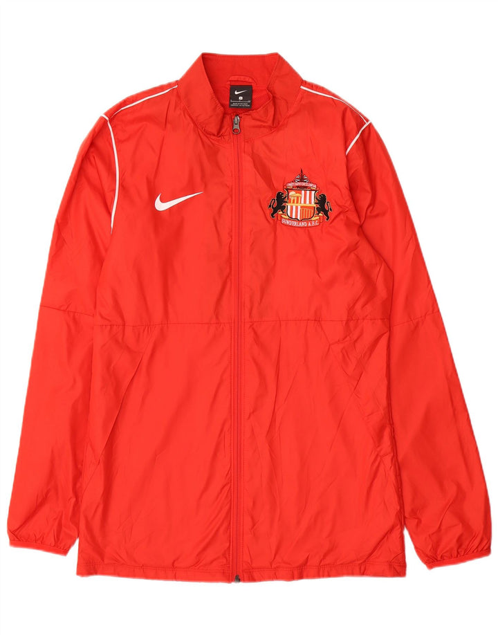 Nike Herre Sunderland A.F.C. Grafisk regnjakke UK 36 Lille rød polyester