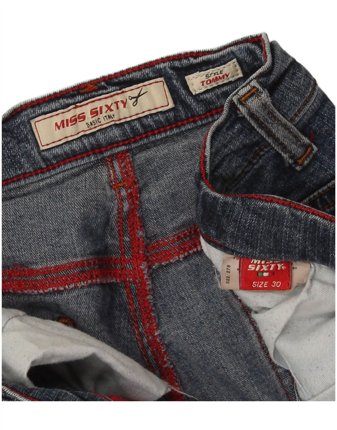 Miss Sixty Dame Bootcut Jeans W30 L30 Blå Bomuld