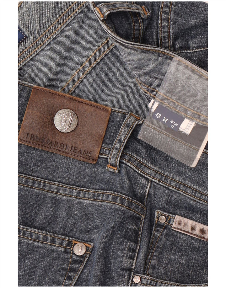 Trussardi Straight Jeans til mænd W32 L34 Blå