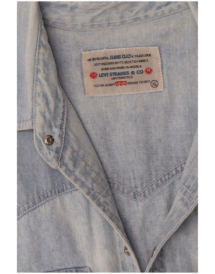 Levi's Herre Denim Shirt XL Blå