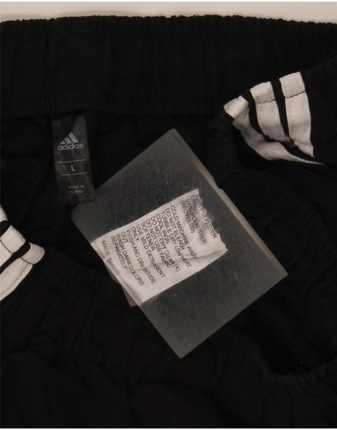 Adidas Sportshorts til mænd, store sorte polyester