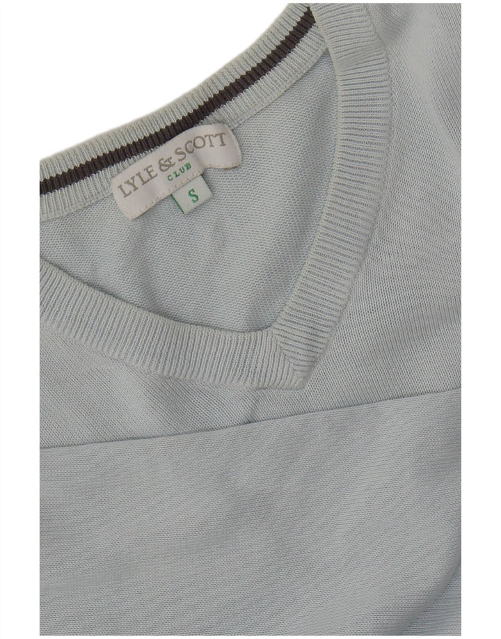 LYLE & SCOTT Herre Club V-hals sweater lille blå