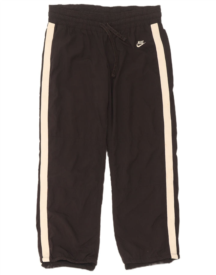 Nike træningsdragtsbukser til kvinder US 8/10 Medium Black Colourblock Polyester