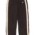 Nike træningsdragtsbukser til kvinder US 8/10 Medium Black Colourblock Polyester
