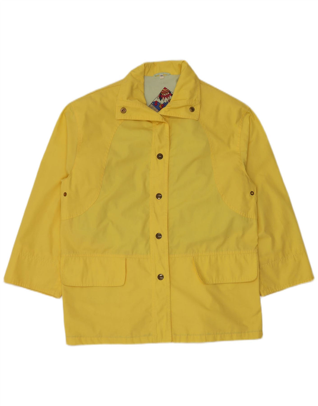 Incom Dame Oversized Regnfrakke IT 40 Lille Gul