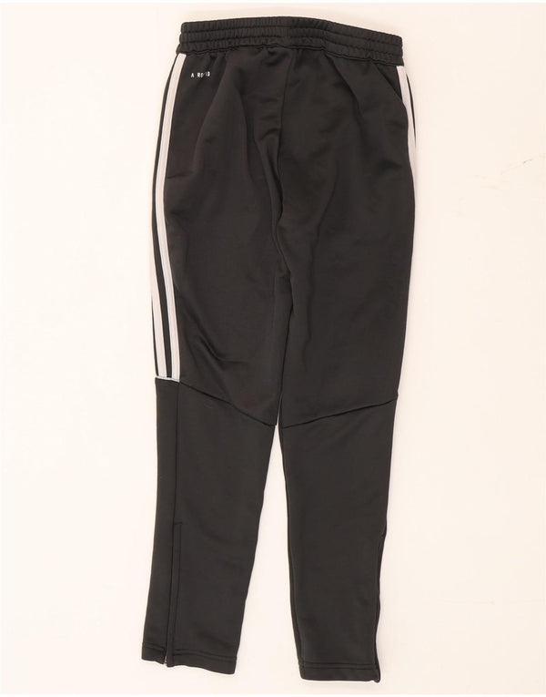 Adidas Boys Aeroready Tracksuit Bukser 11-12 år Sort Polyester