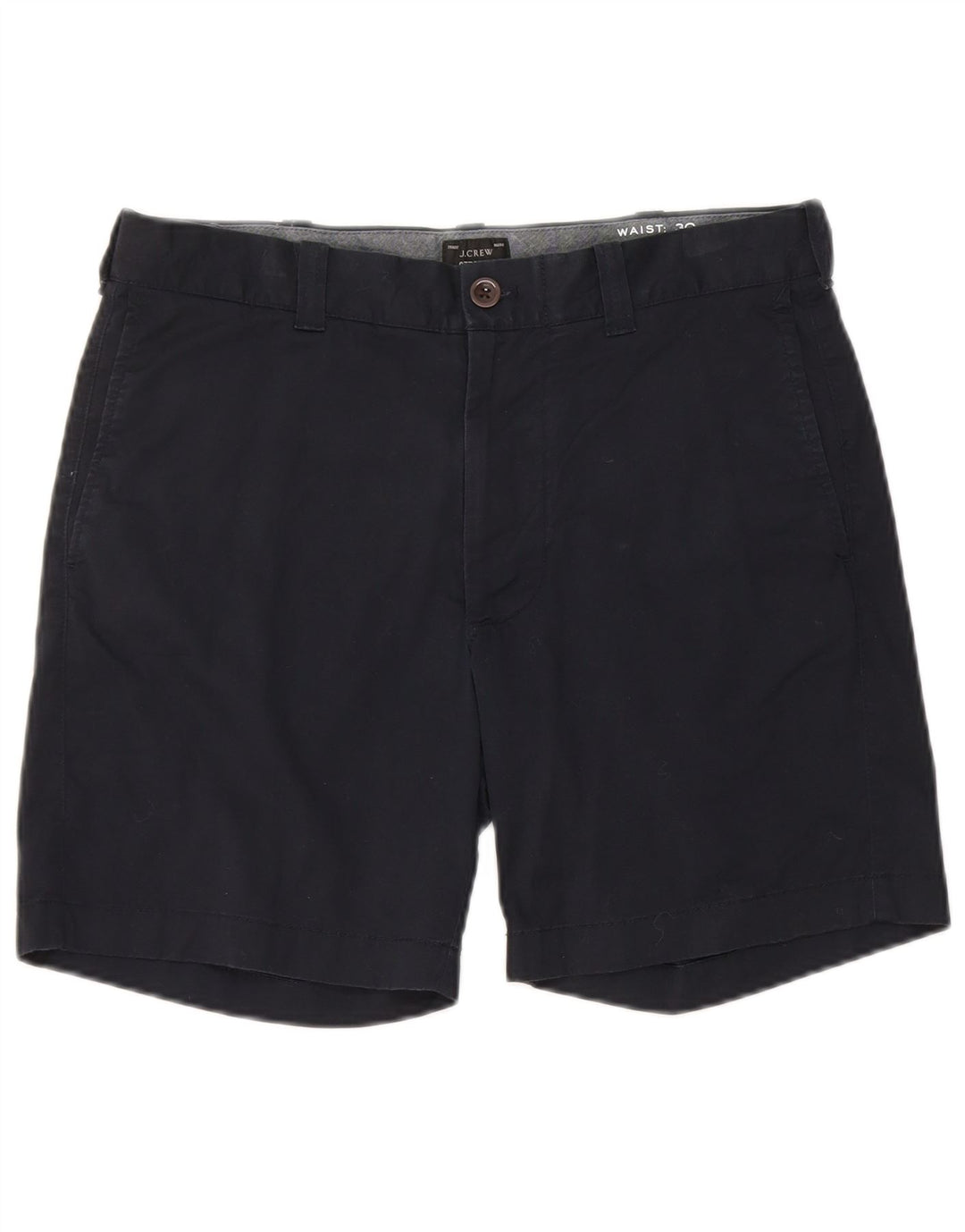 J. Crew Chino Shorts til mænd W30 Mellem marineblå bomuld