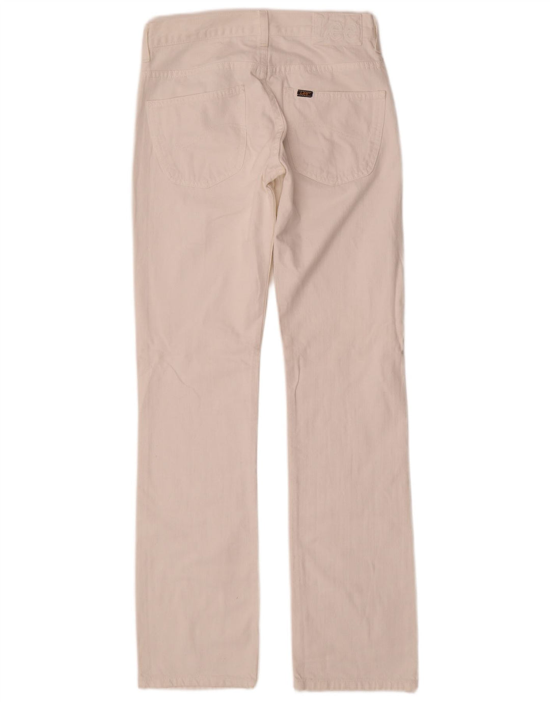 Lee Herre Knox Straight Jeans W30 L34 Hvid Bomuld