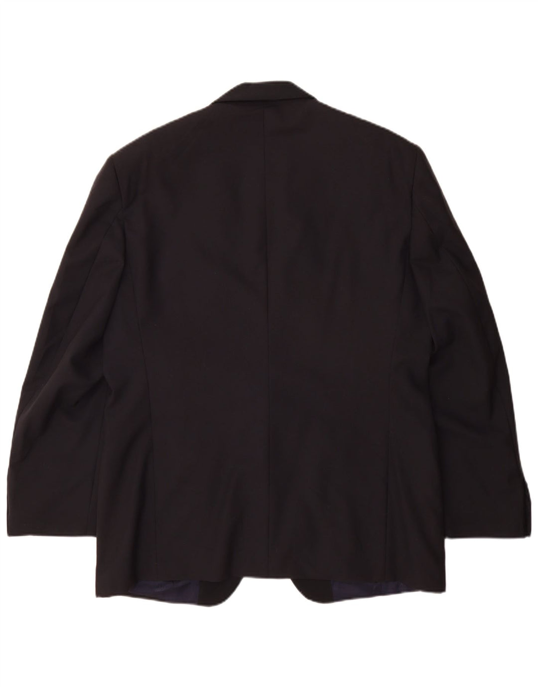 Ferre Herre 1 Knap Blazer Jakke IT 54 2XL Navy Blue Virgin Wool