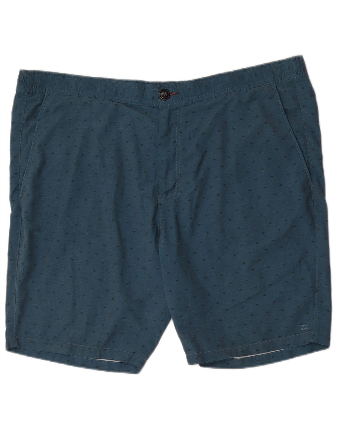 Billabong Herre Chino Shorts XL W42 Blå Geometrisk