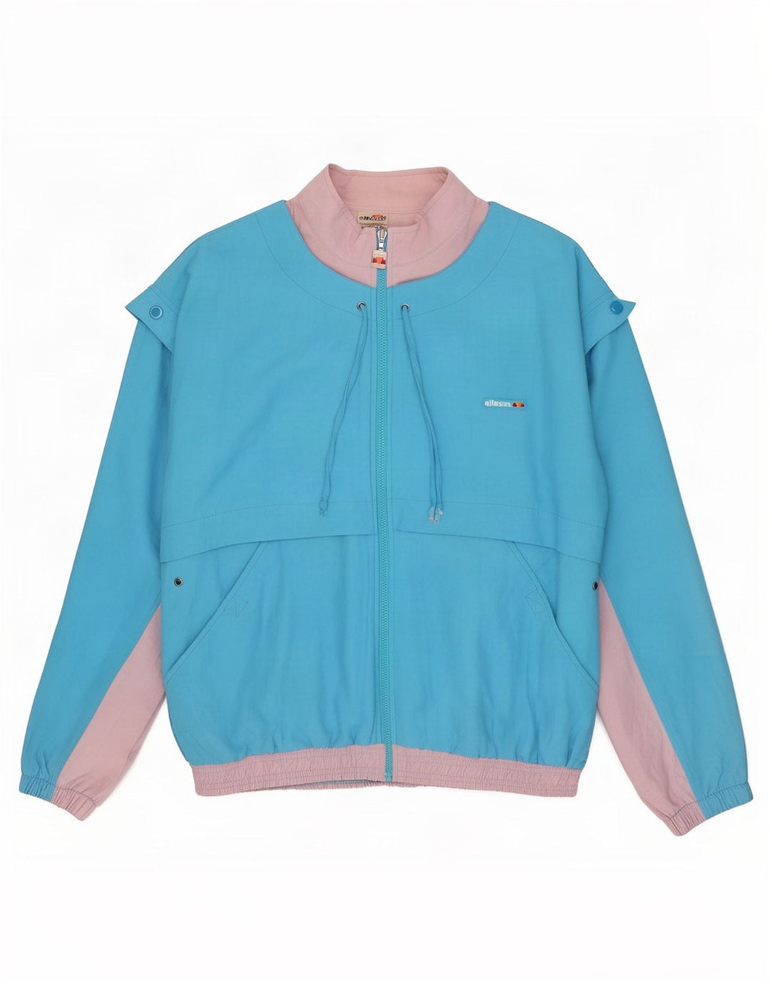 Ellesse Dame træningsdragt Topjakke IT 48 XL Blå Colourblock Polyamid
