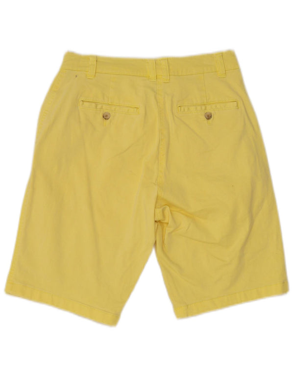 Joules Chino Shorts til kvinder UK 8 Small W26 Yellow Bomuld