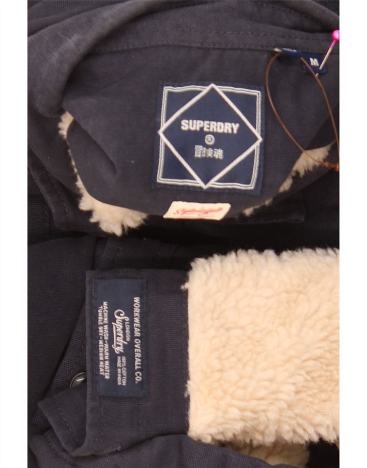 Superdry Sherpa Lumberjack-skjorte til mænd, medium marineblå bomuld