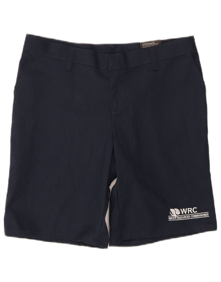 Dickies Graphic Chino Shorts til kvinder US 8 Medium W30 Navy Blue Polyester