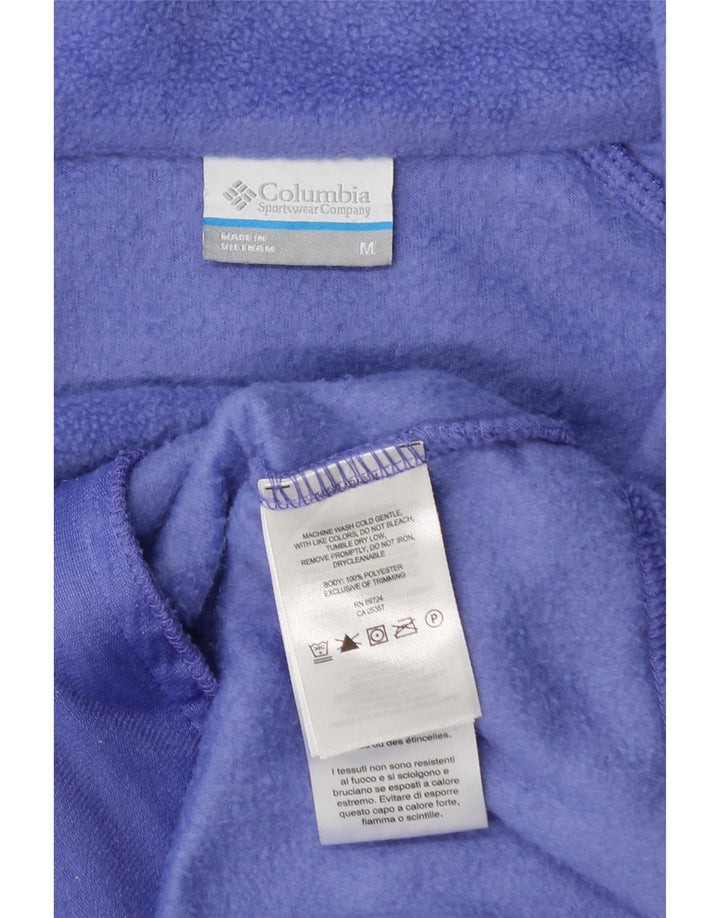 COLUMBIA Fleecejakke til kvinder UK 14 Medium Lilla Polyester