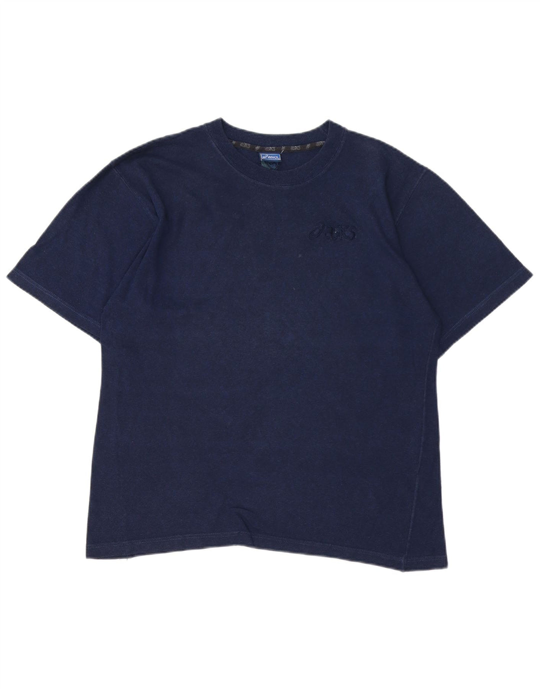 Asics Herre T-Shirt Top Medium Marineblå Bomuld