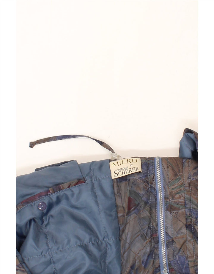 VINTAGE Womens Abstract Pattern Overcoat UK 20 2XL Multicoloured Vintage Vintage and Second-Hand Vintage from Messina Hembry 