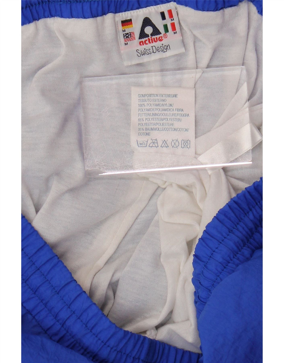 ACTIVE Womens træningsdragt Bukser Joggers UK 14 Medium Blue Polyamid