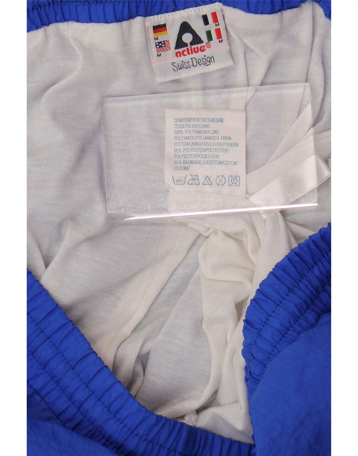 ACTIVE Womens træningsdragt Bukser Joggers UK 14 Medium Blue Polyamid