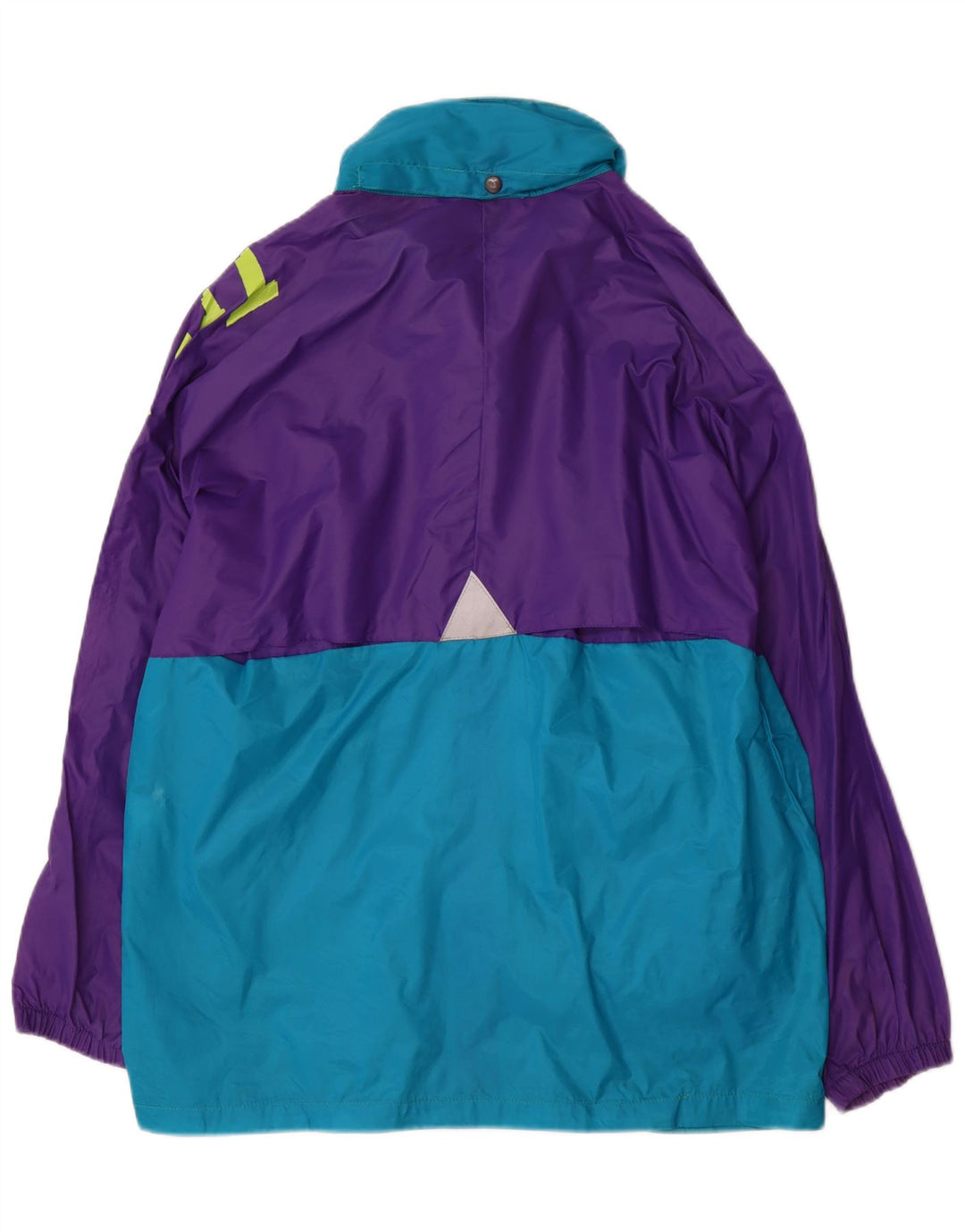 Brugi Herre grafisk regnjakke UK 38 Medium Lilla Colourblock Nylon