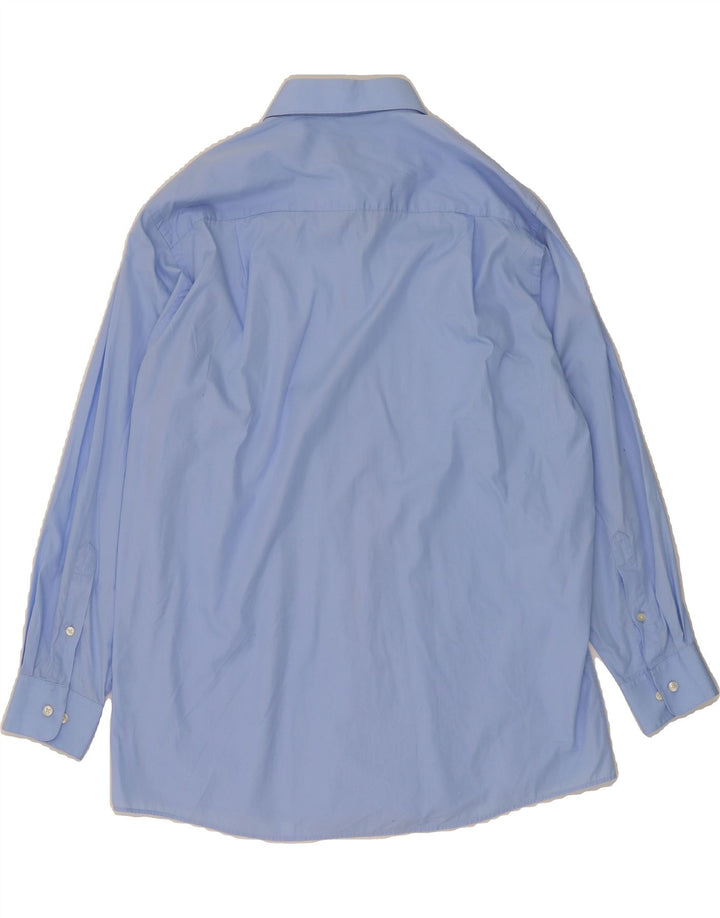 CALVIN KLEIN Mens Shirt Size 16 1/2 Large Blue Cotton Vintage Calvin Klein and Second-Hand Calvin Klein from Messina Hembry 